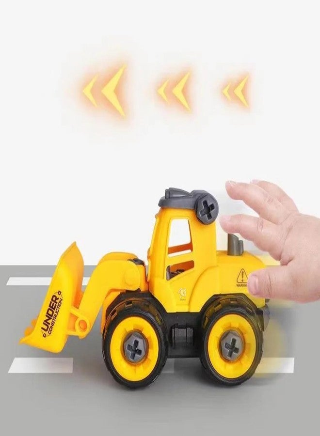 Space Enterprises Mechanical DIY Construction Engineering Car Toy Set of 4 | Building Sandbox Toys Truck, Birthday Gifts for Boys 2 3 4 5 6 Year Old - Set of 4 - Image 2